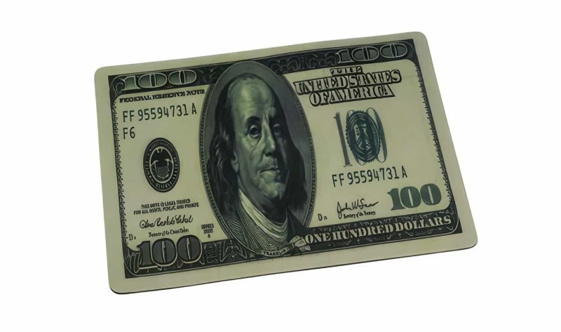 100 Dolar Desenli Mouse Pad - 2