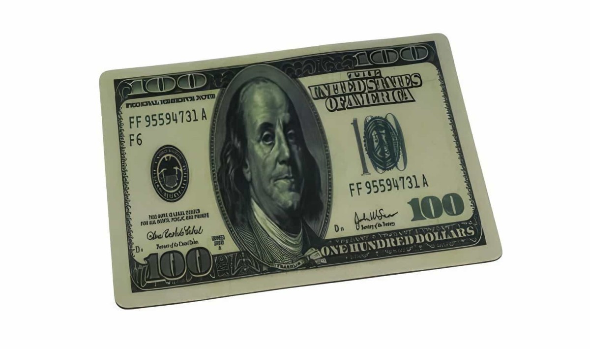 100 Dolar Desenli Mouse Pad - 2