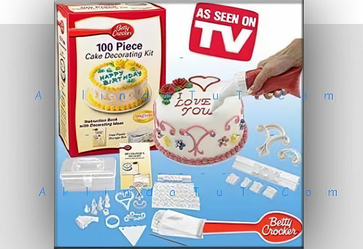 100 Parça Pasta Süsleme Seti Cake Decoratıng Kıt - 2