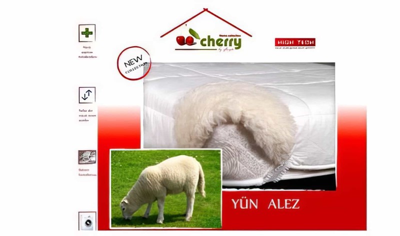180 X 200 Cm Cherry Natural Çift Kişilik Yün Alez - 3
