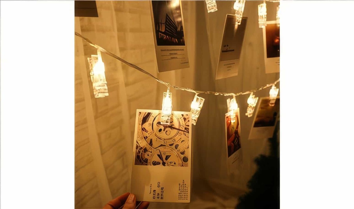 20 Ledli Günışığı Işıklı Fotoğraf Mandalları 3 Metre - 4