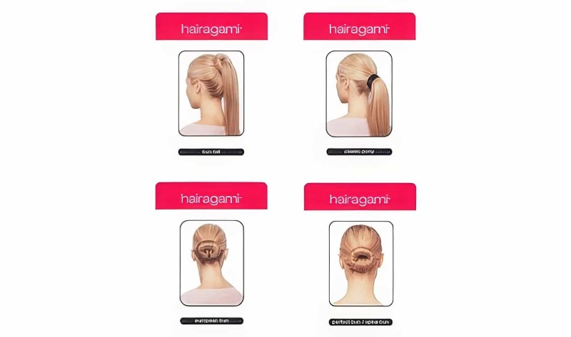 2'li Sihirli Topuz Yapıcı Hairagami Bun Tail - 2