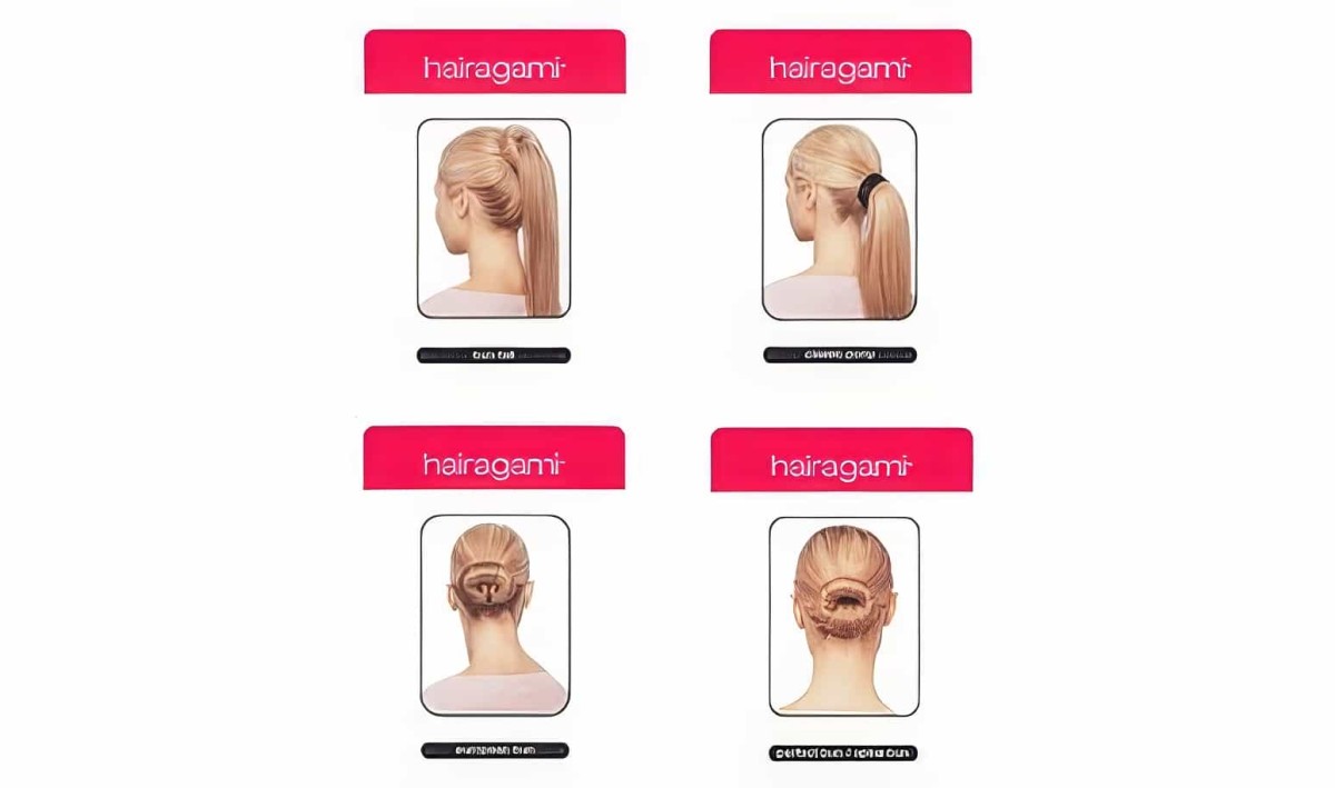 2'li Sihirli Topuz Yapıcı Hairagami Bun Tail - 2