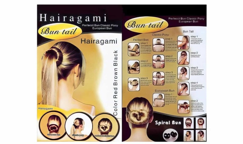 2'li Sihirli Topuz Yapıcı Hairagami Bun Tail - 3
