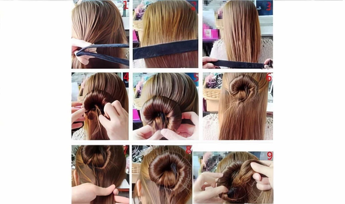 2'li Sihirli Topuz Yapıcı Hairagami Bun Tail - 6