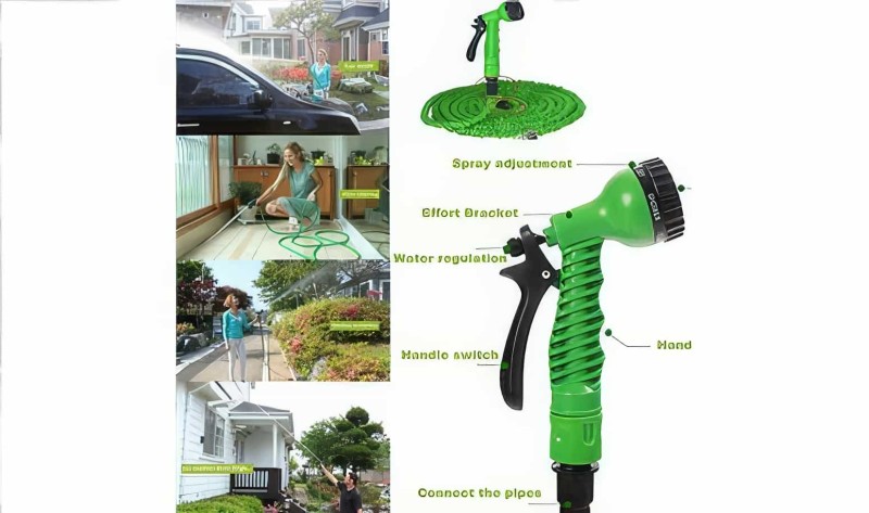 30 Metre Tabancalı Uzayan Hortum Expandable Hose - 4