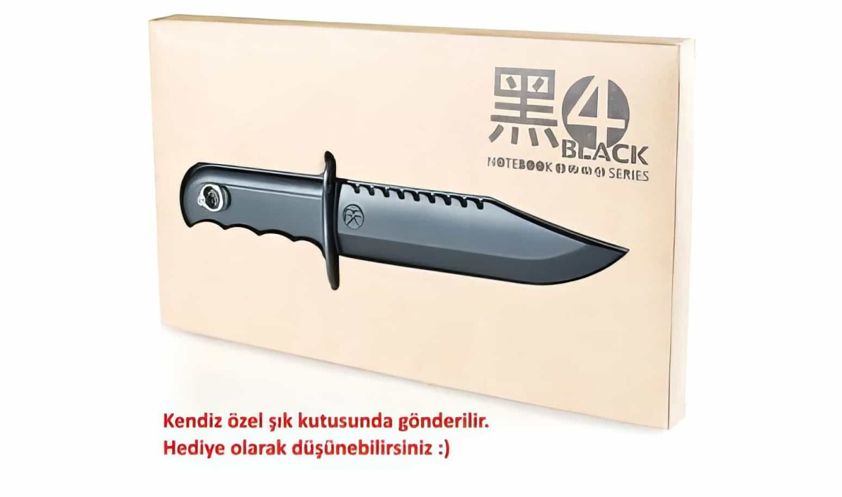 3d Bıçak Tasarımlı Defter - 3