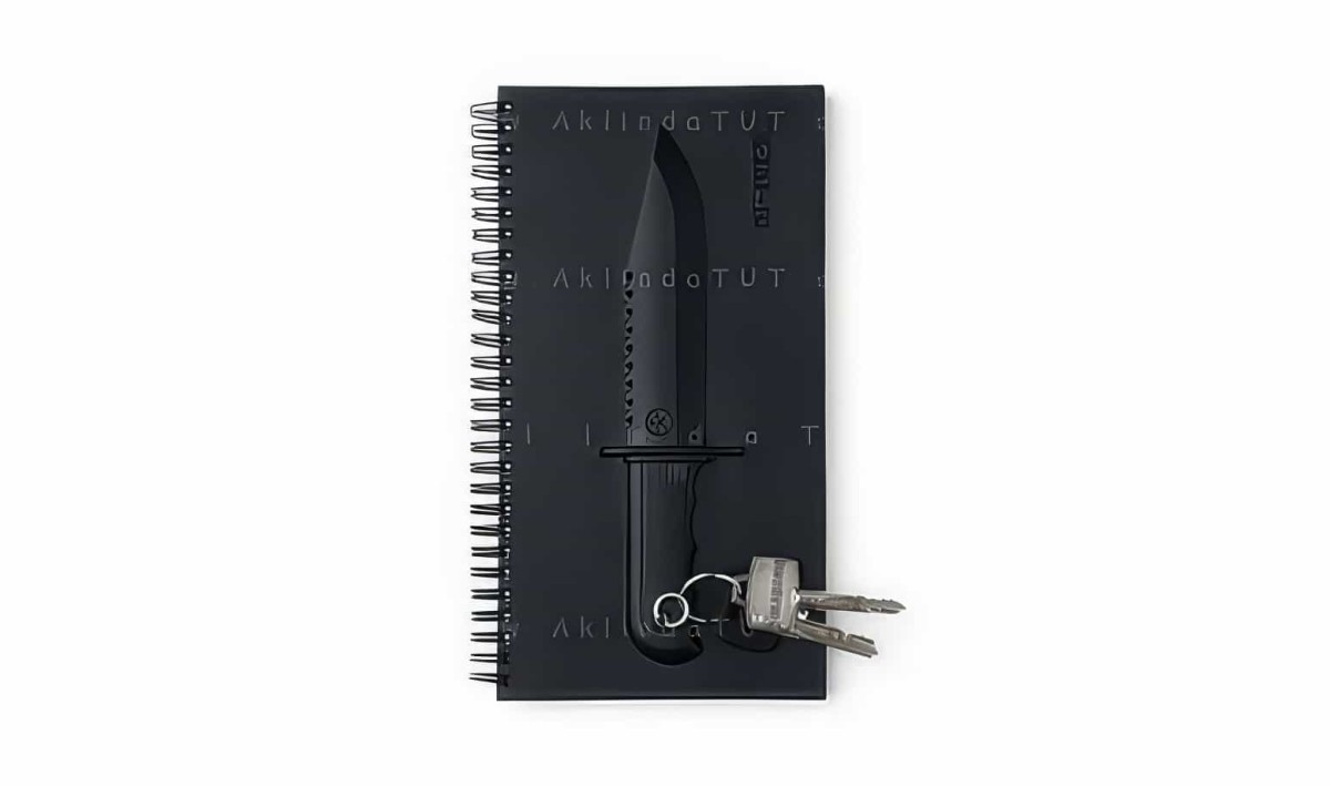 3d Bıçak Tasarımlı Defter - 5