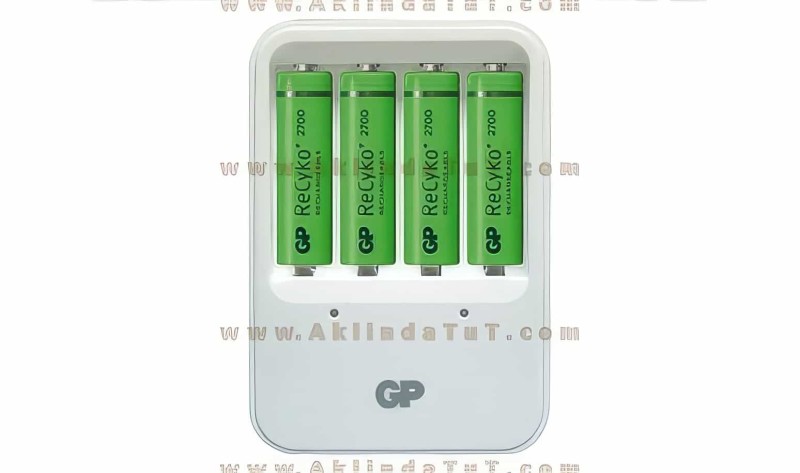 4 Adet Gp Recyko 2700 Serisi Aa Şarjlı Kalem Pil + Gp Pb420gs (220v) Pil Şarj Cihazı - 2