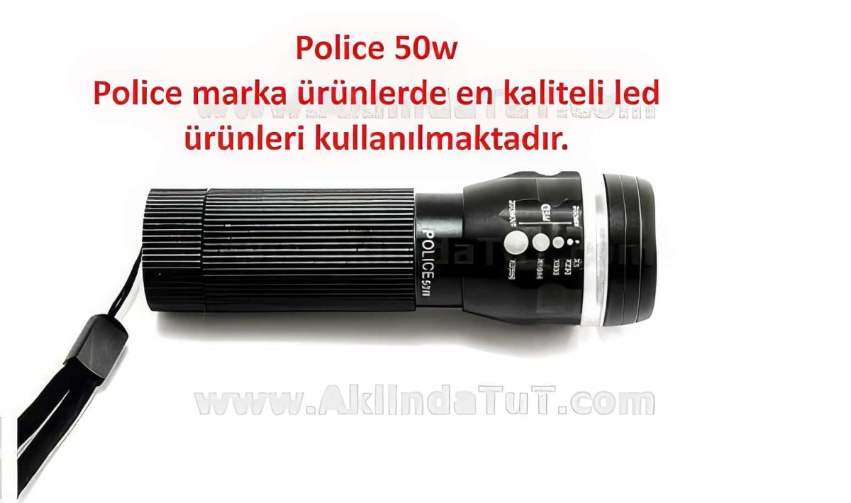 50w Zoomlu El Feneri (orjinal) - 1