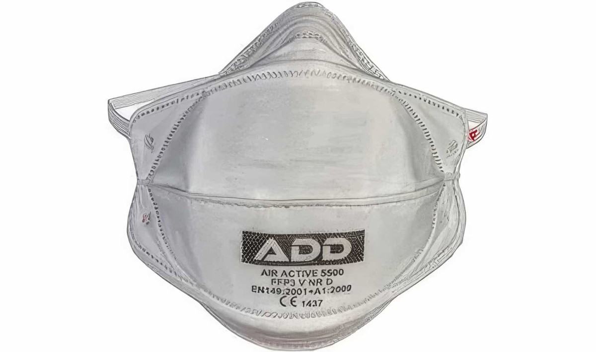 Add Air Active 5500 Ffp3 Ventilsiz Katlanır Yeni Nesil Yüksek Performanslı Solunum Maskesi - 1