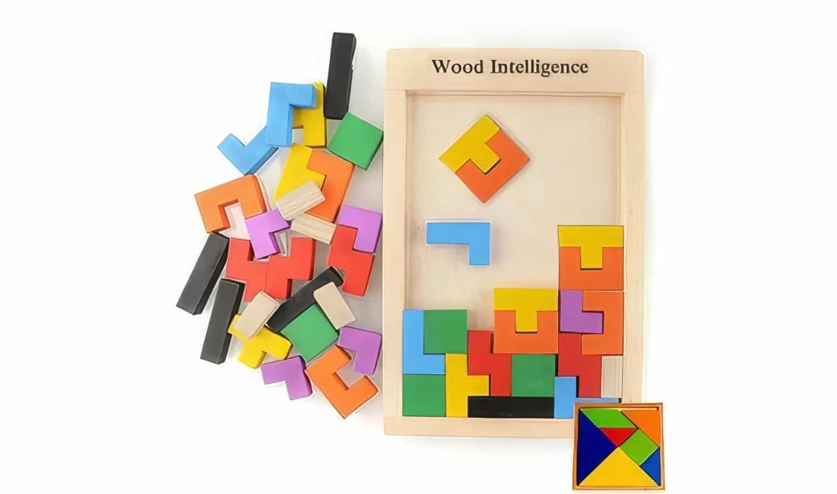 Ahşap Blok Tetris Zeka Oyunu Wooden Block Puzzle - 1