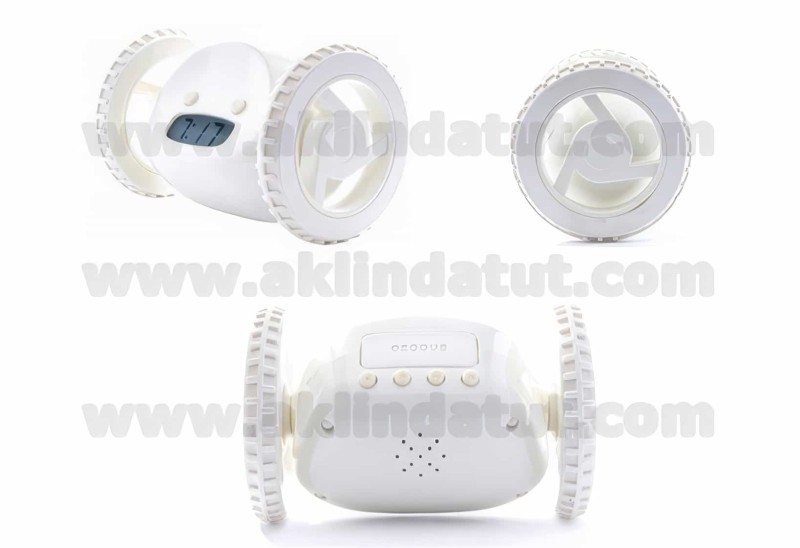 Alarm Çalınca Yüksekten Atlayıp Kaçan Clocky Alarmlı Saat - 6