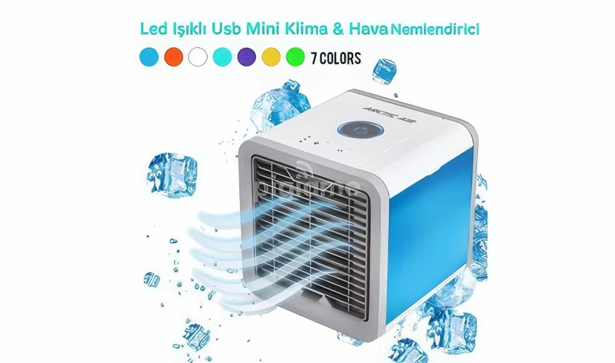 Arctic Air Taşınabilir Hava Soğutucu Usb Mini Klima, Hava Temizleyici Su Özellikli Fan - 1