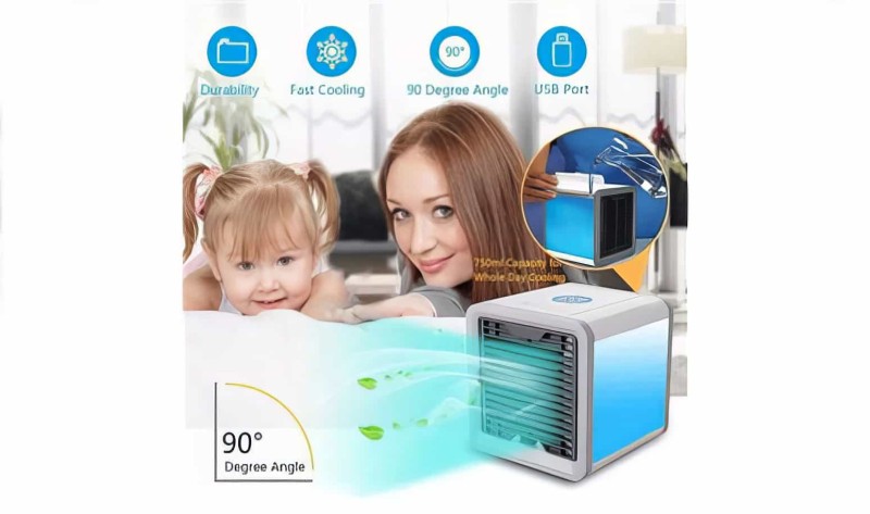 Arctic Air Taşınabilir Hava Soğutucu Usb Mini Klima, Hava Temizleyici Su Özellikli Fan - 2