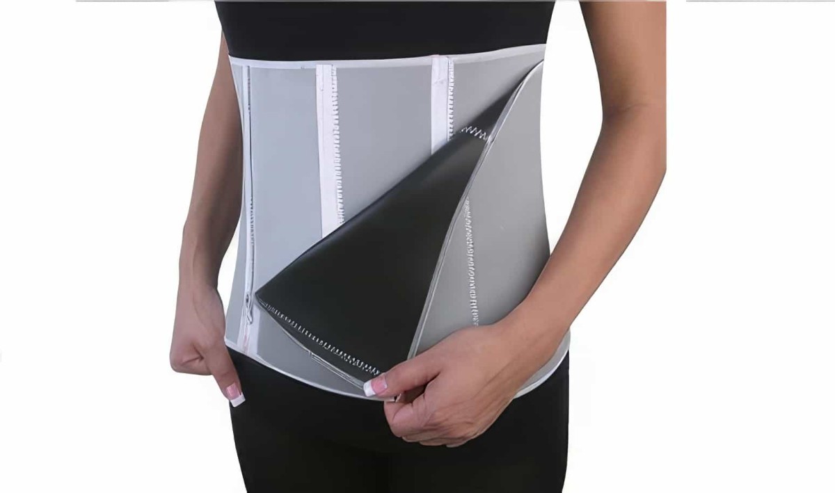 Ayarlanabilir Fermuarlı İnceltici Bel Korsesi Adjustable Slimming Belt 4 Fermuarlı - 6