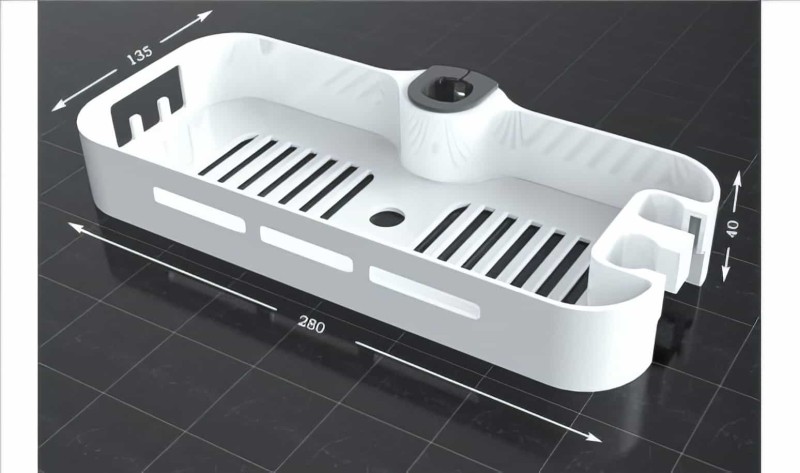 Banyo Duş Organizer Plastik Sabunluk - 3