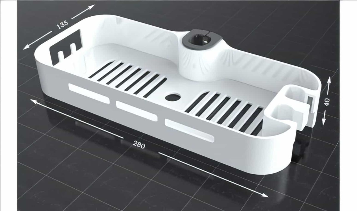 Banyo Duş Organizer Plastik Sabunluk - 3