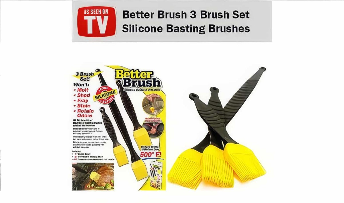 Better Brush Isıya Dayanıklı 3lü Silikon Fırça Seti (sos-yağ) - 1