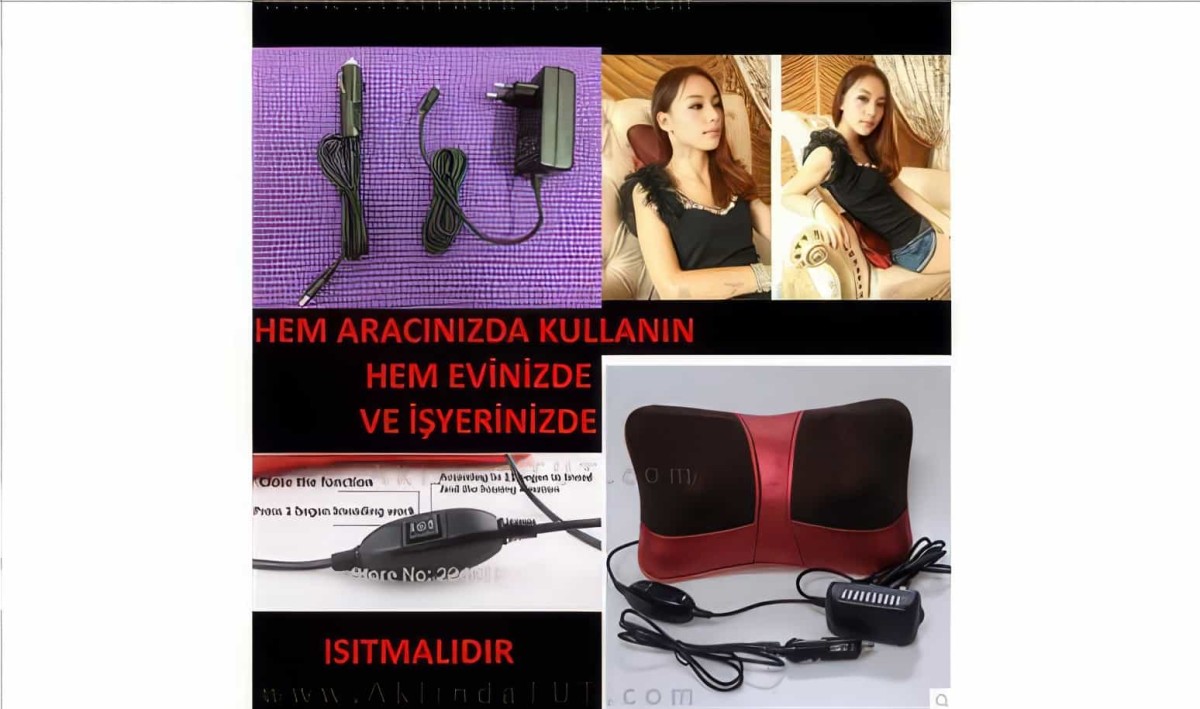 Boyun Masaj Yastığı Ovmalı Ve Isıtmalı - 6
