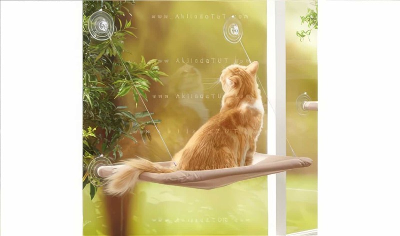 Cama Asılan Kedi Pencere Yatağı Petzoom (özel Güçlü Vantuzlu Model) - 1