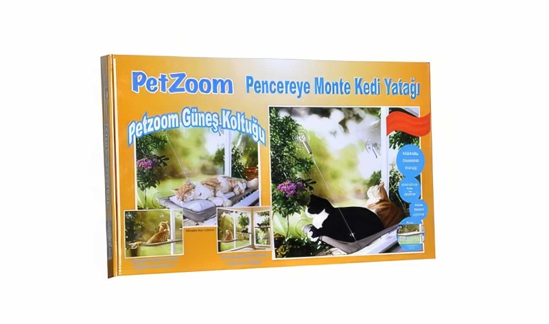 Cama Asılan Kedi Pencere Yatağı Petzoom (özel Güçlü Vantuzlu Model) - 6
