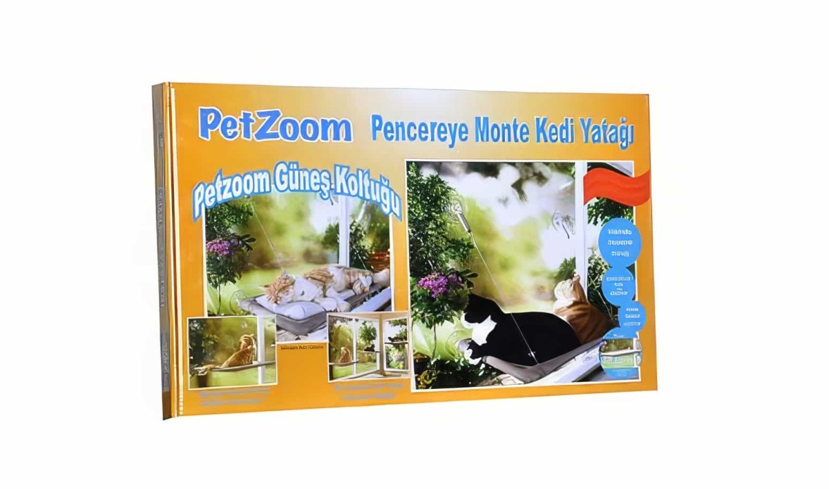Cama Asılan Kedi Pencere Yatağı Petzoom (özel Güçlü Vantuzlu Model) - 6