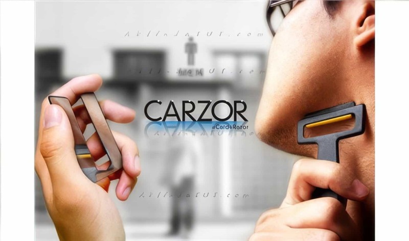 Carzor Kredi Kartı Şeklinde Tıraş Seti - 1