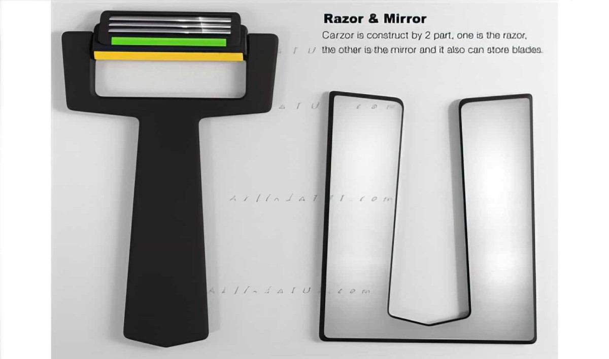 Carzor Kredi Kartı Şeklinde Tıraş Seti - 6