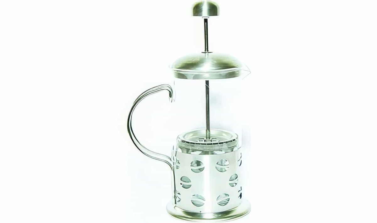 Çelik French Press Kahve Ve Bitki Çayı Demliği 350 Ml - 1