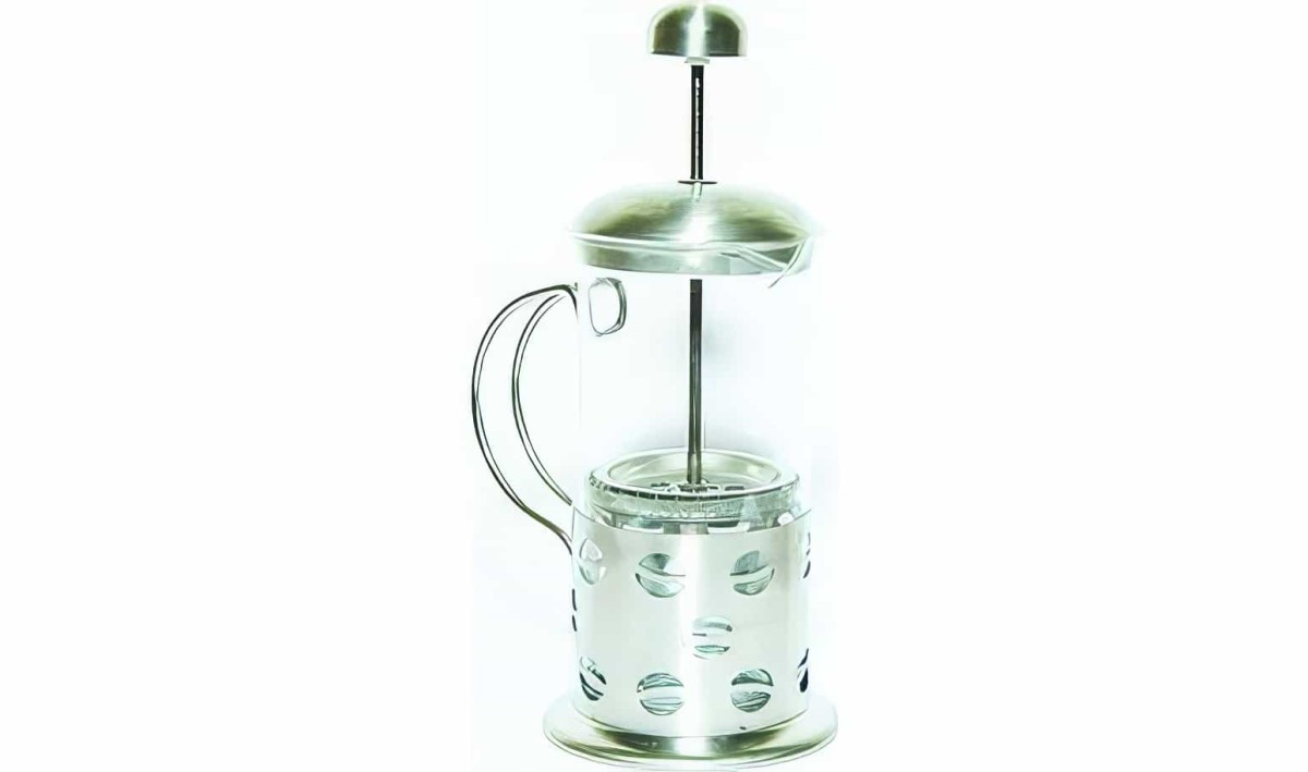 Çelik French Press Kahve Ve Bitki Çayı Demliği 350 Ml - 4