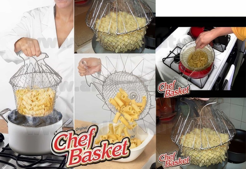 Chef Basket Çok Fonksiyonlu Pratik Süzgeç - 2