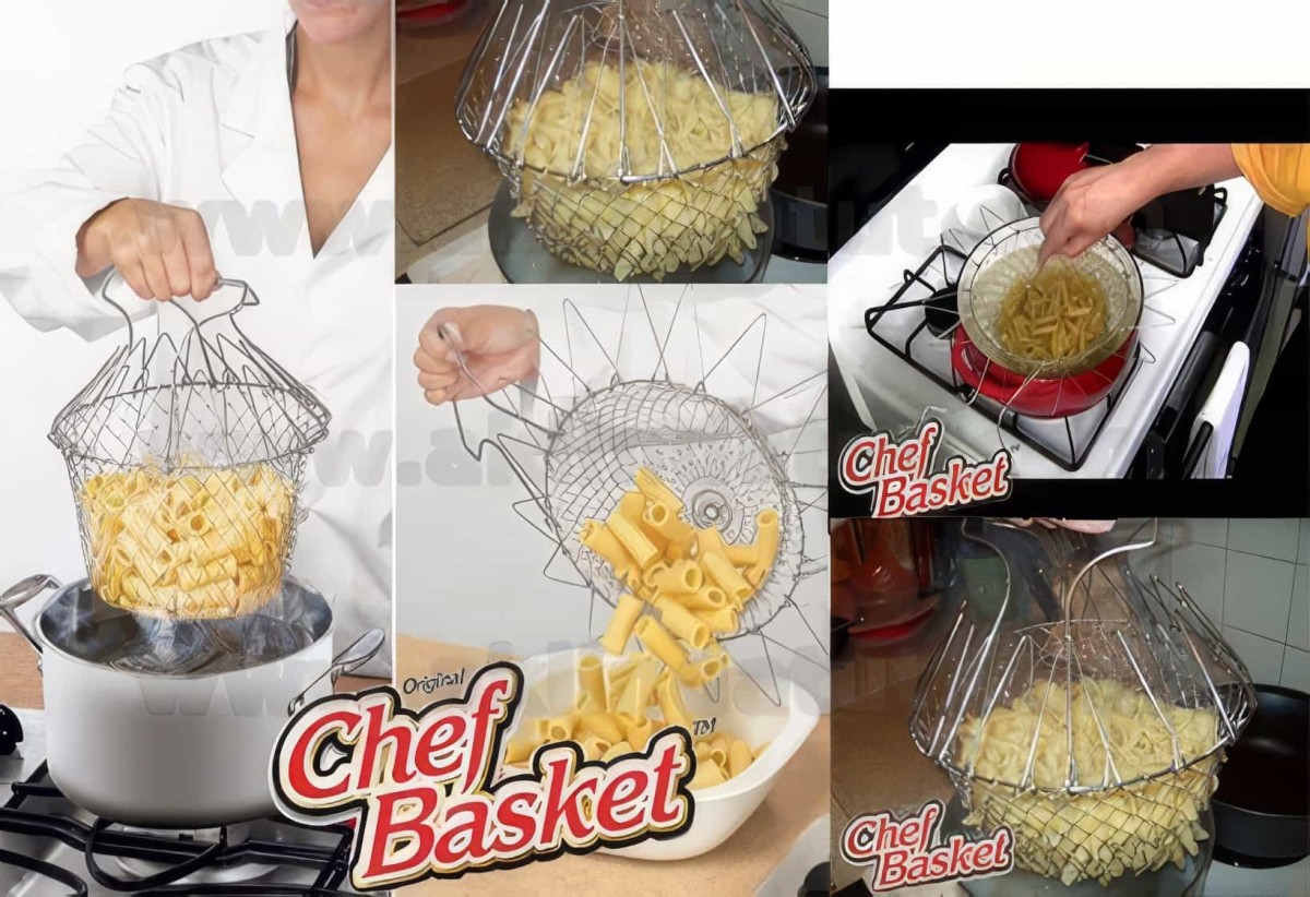 Chef Basket Çok Fonksiyonlu Pratik Süzgeç - 2