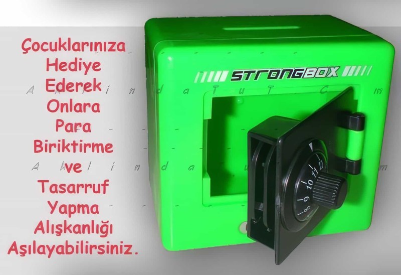 Çocuklar İçin Para Kasası Görünümlü Şifreli Kumbara - 3