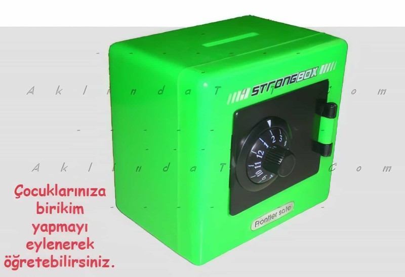 Çocuklar İçin Para Kasası Görünümlü Şifreli Kumbara - 4