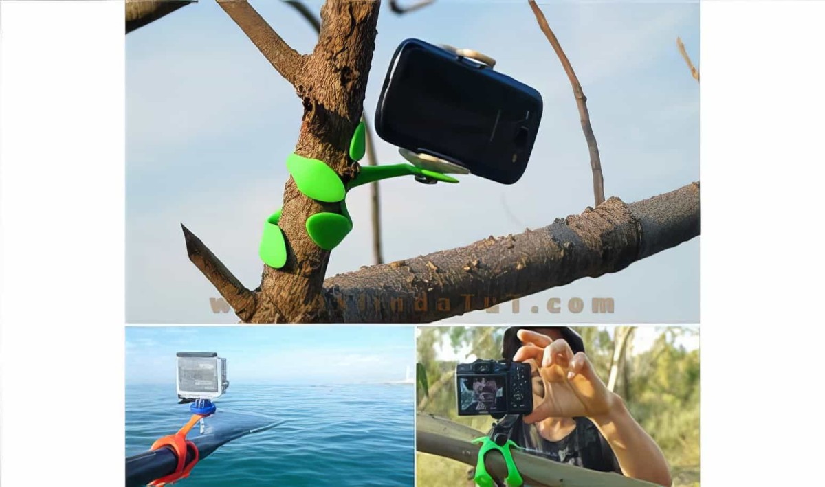 Çok Amaçlı Portatif Esnek Tripod Gekko - 4
