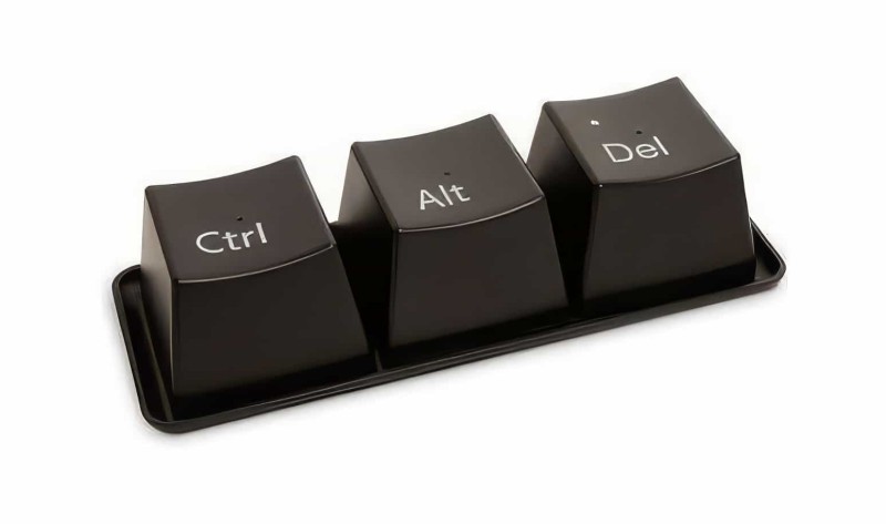 Ctrl Alt Del Şeklinde Kase Takımı 3lü Set - 2