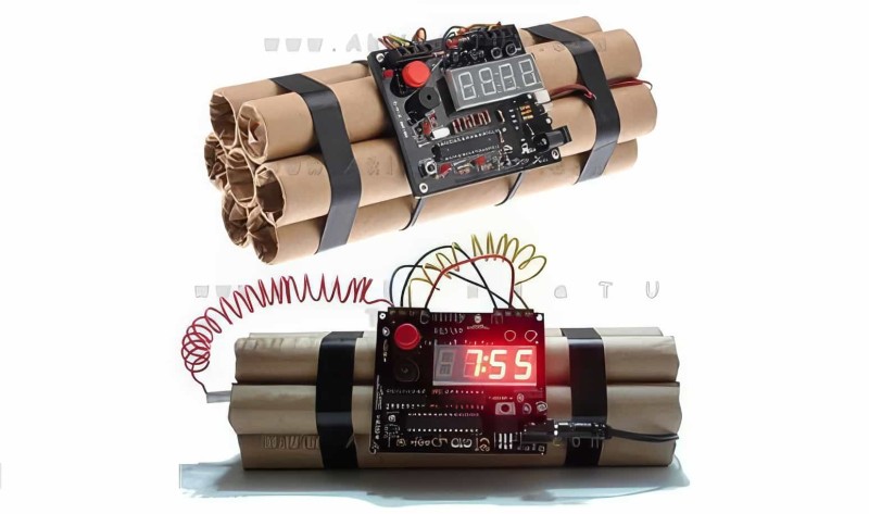 Dinamit Çalar Saat - Defuse A Bomb Alarm Clock - Orjinal - 1