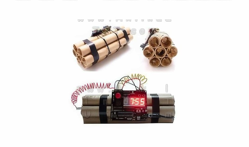 Dinamit Çalar Saat - Defuse A Bomb Alarm Clock - Orjinal - 2