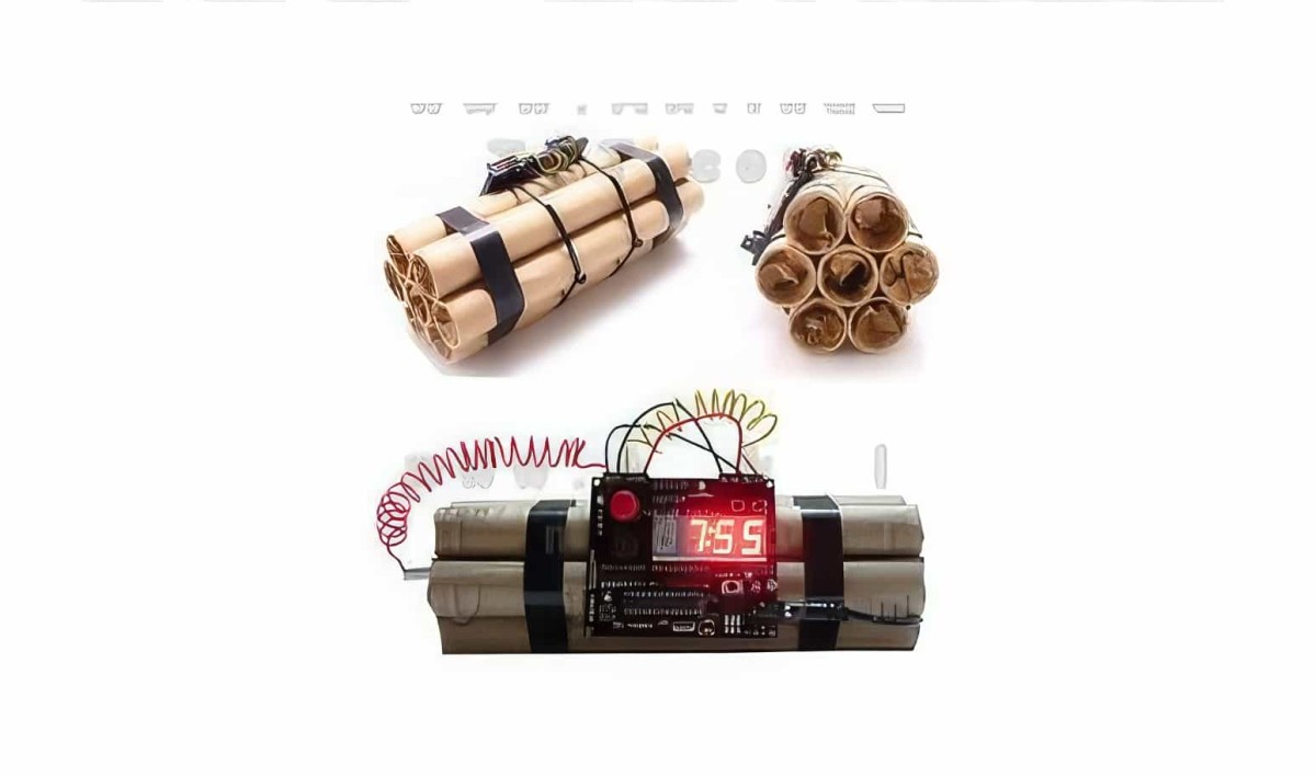 Dinamit Çalar Saat - Defuse A Bomb Alarm Clock - Orjinal - 2
