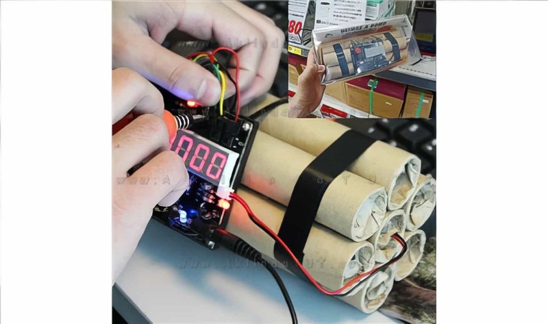 Dinamit Çalar Saat - Defuse A Bomb Alarm Clock - Orjinal - 4