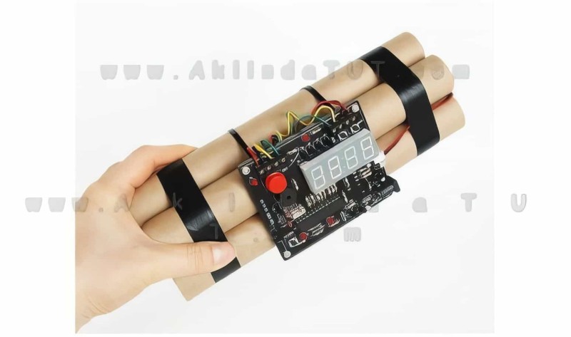 Dinamit Çalar Saat - Defuse A Bomb Alarm Clock - Orjinal - 6