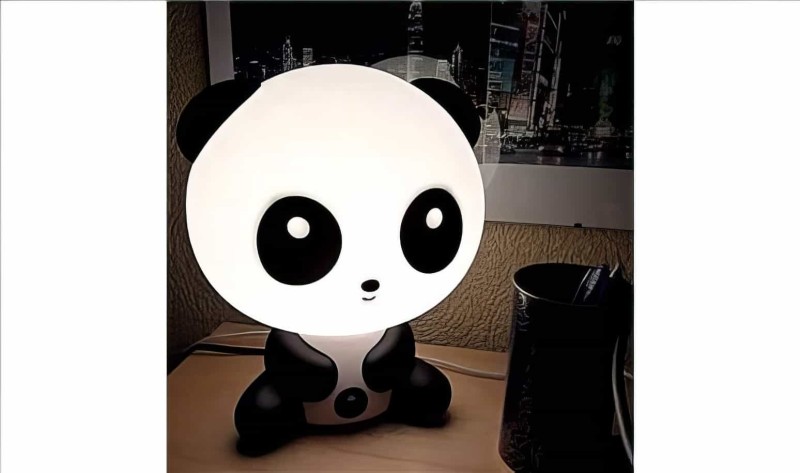 Dokunmatik Dekoratif Panda Gece Lambası - 6