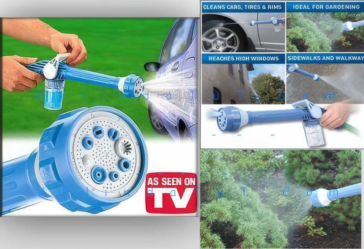 Ez Water Jet Deterjan Hazneli 8 Farklı Basınçlı Su Tabancası - 3