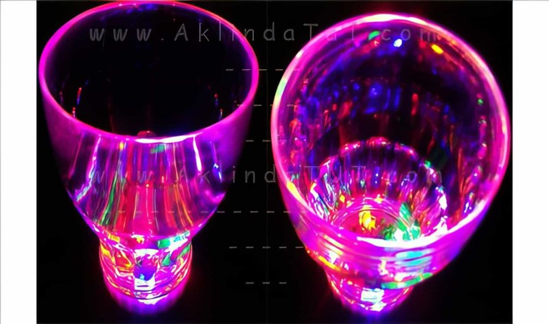 Fancy Light Glass Led Lambalı Bardak - 1