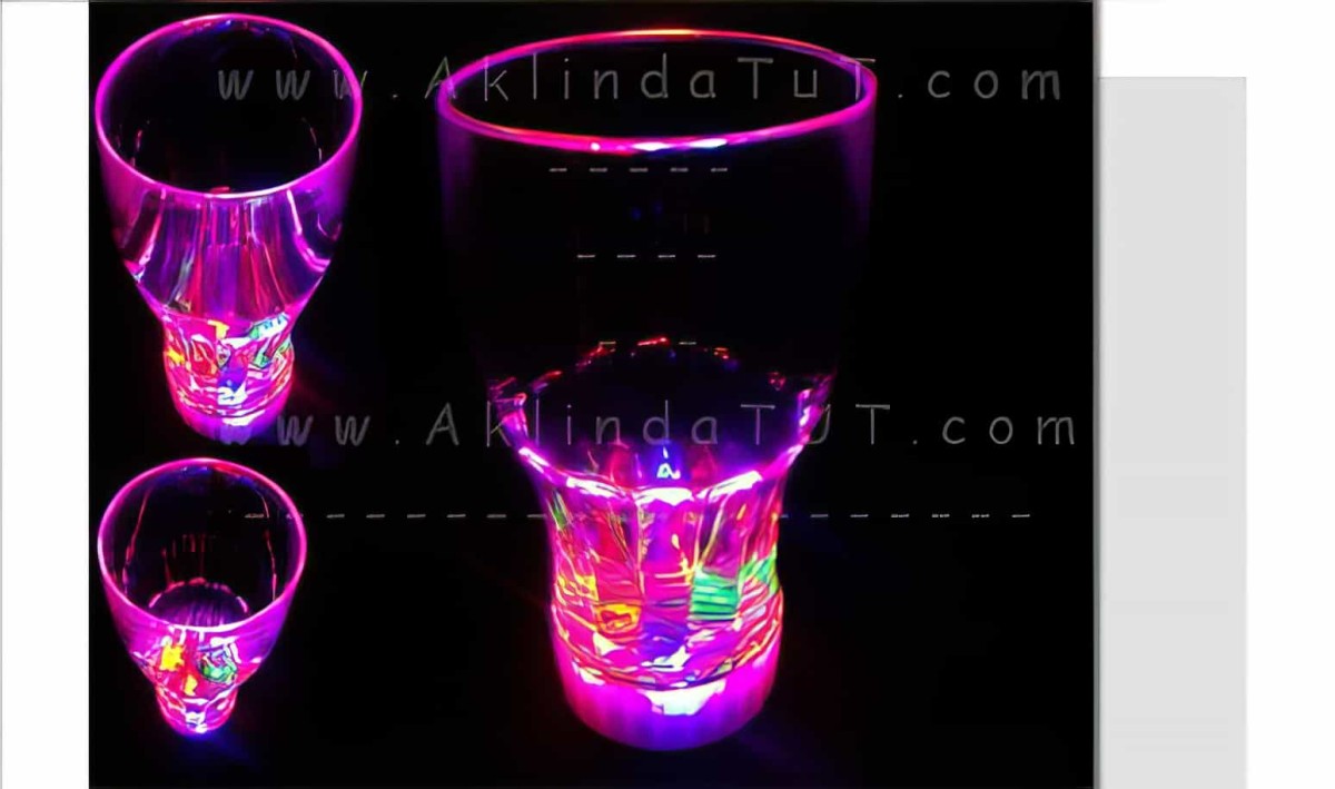 Fancy Light Glass Led Lambalı Bardak - 3