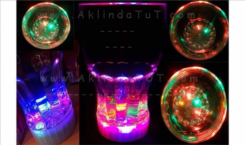 Fancy Light Glass Led Lambalı Bardak - 4