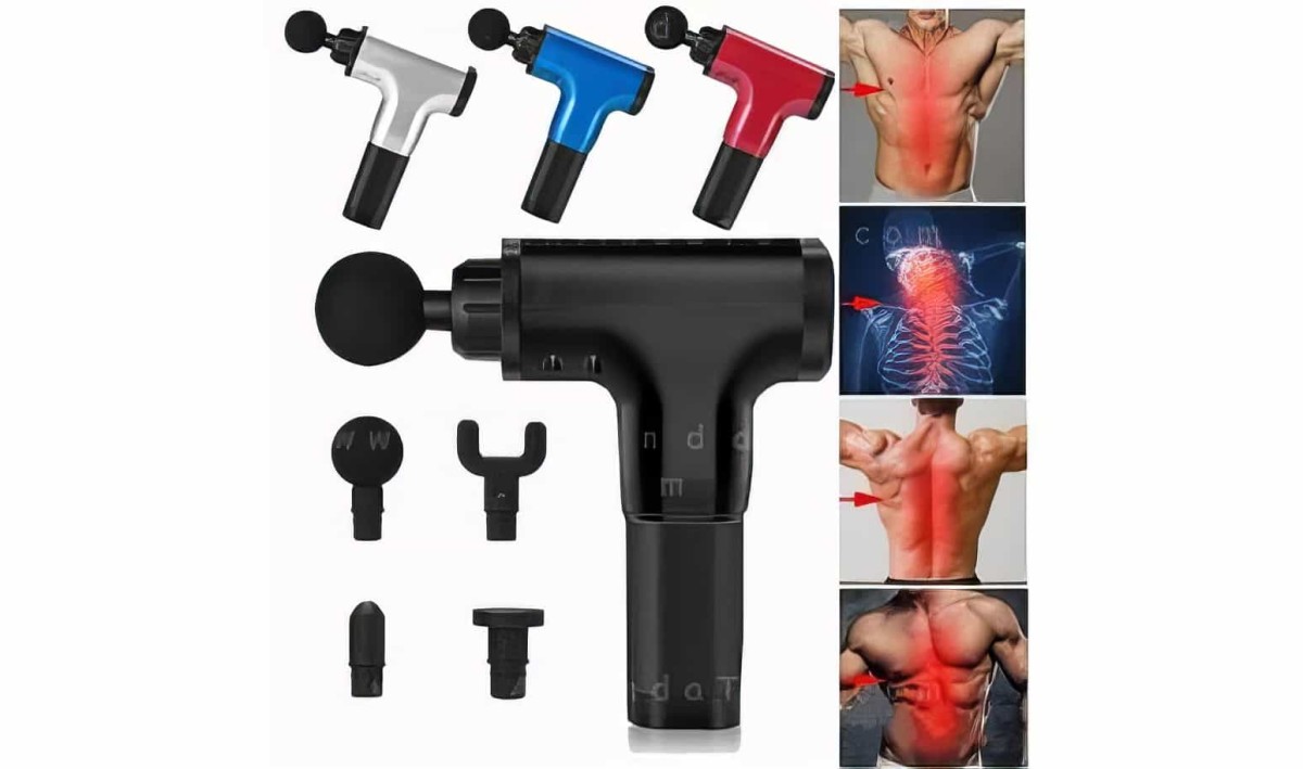 Fascial Gun Darbeli Titreşimli Masaj Tabancası Vurmalı Kas Rahatlatıcı - 4