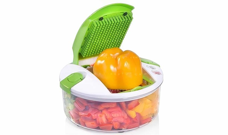 Genius Salat Chef Smart Çok Amaçlı Mekanik Mutfak Şefi Doğrayıcı Ve Dilimleyici - 2