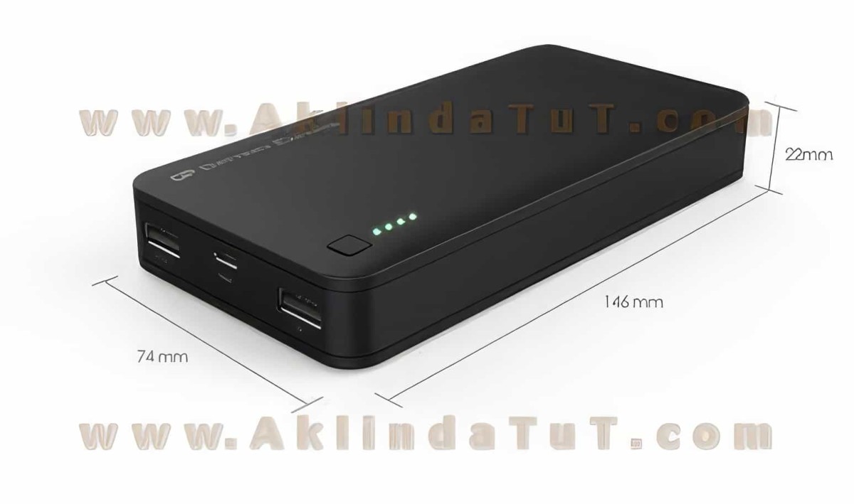 Gp Powerbank 20000 Mah Taşınabilir Şarj Aleti Gp 3c20a - 4
